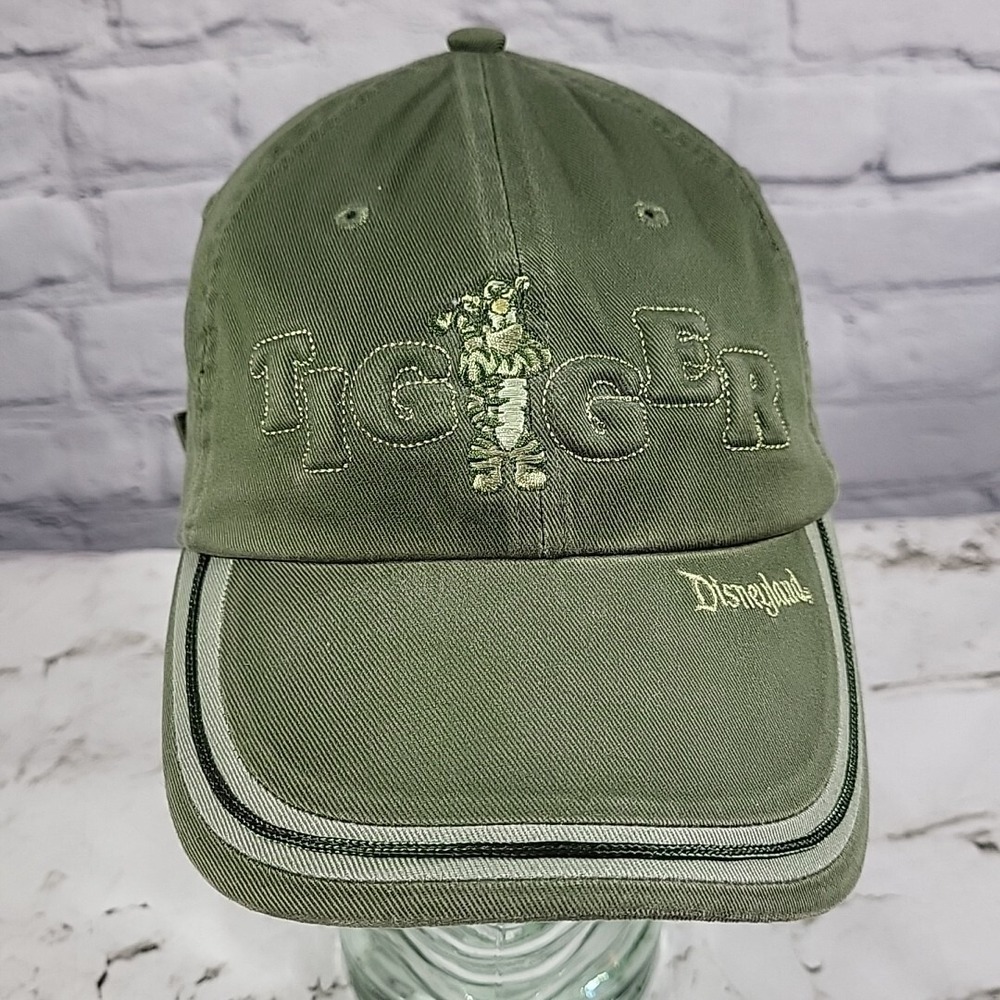 Disneyland Resort Tigger Green Hat Adjustable Ball Cap